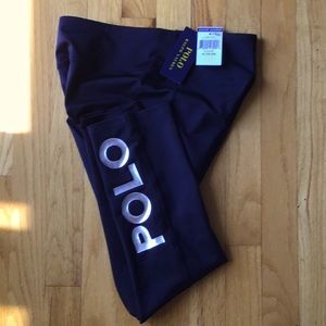 Ralph lauren girls size XL black sport logo  stretch leggings